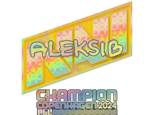 Sticker | Aleksib (Holo, Champion) | Copenhagen 2024