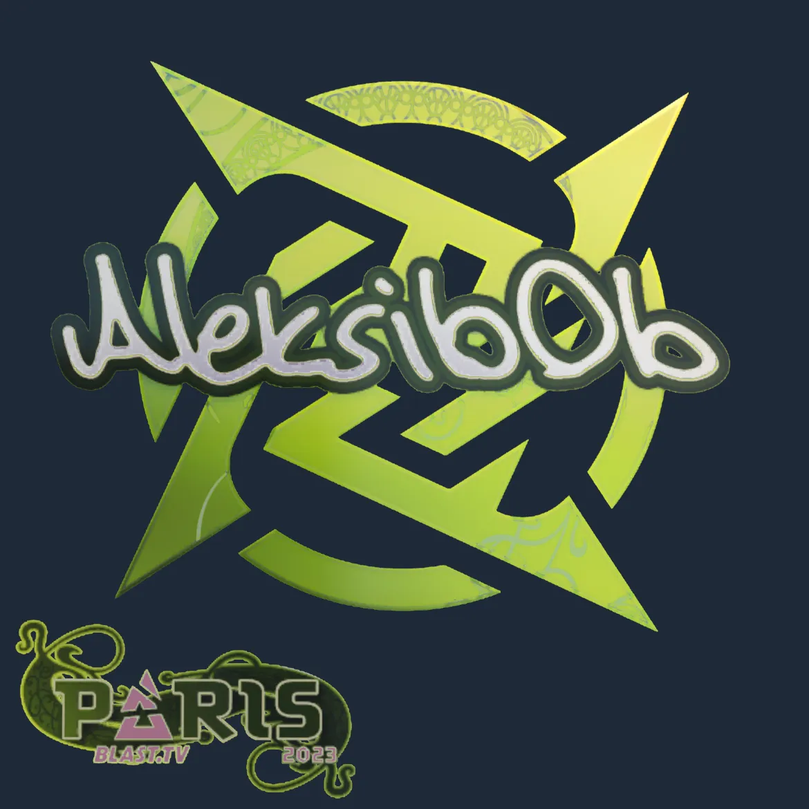 Sticker | Aleksib (Holo) | Paris 2023