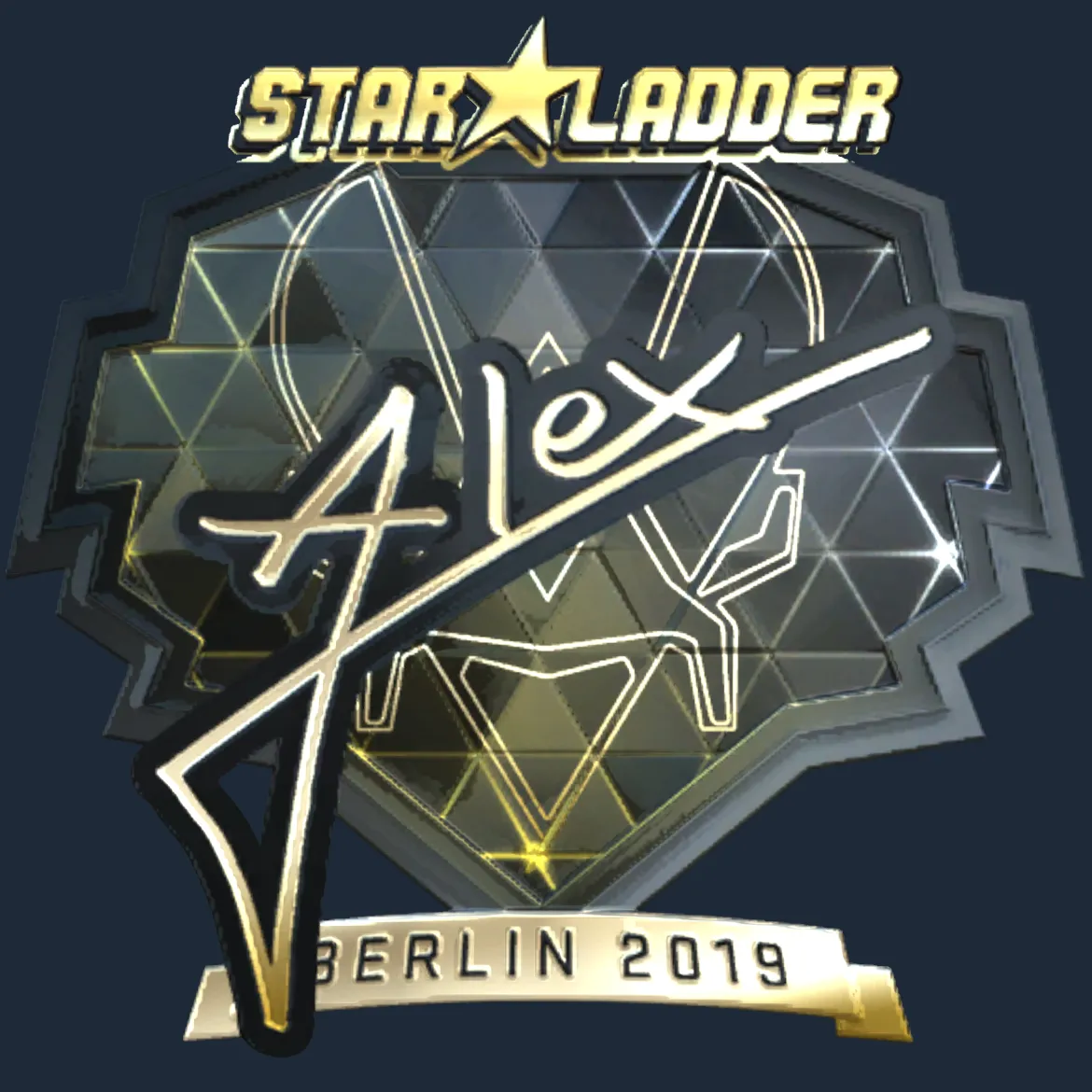 Sticker | ALEX (Gold) | Berlin 2019