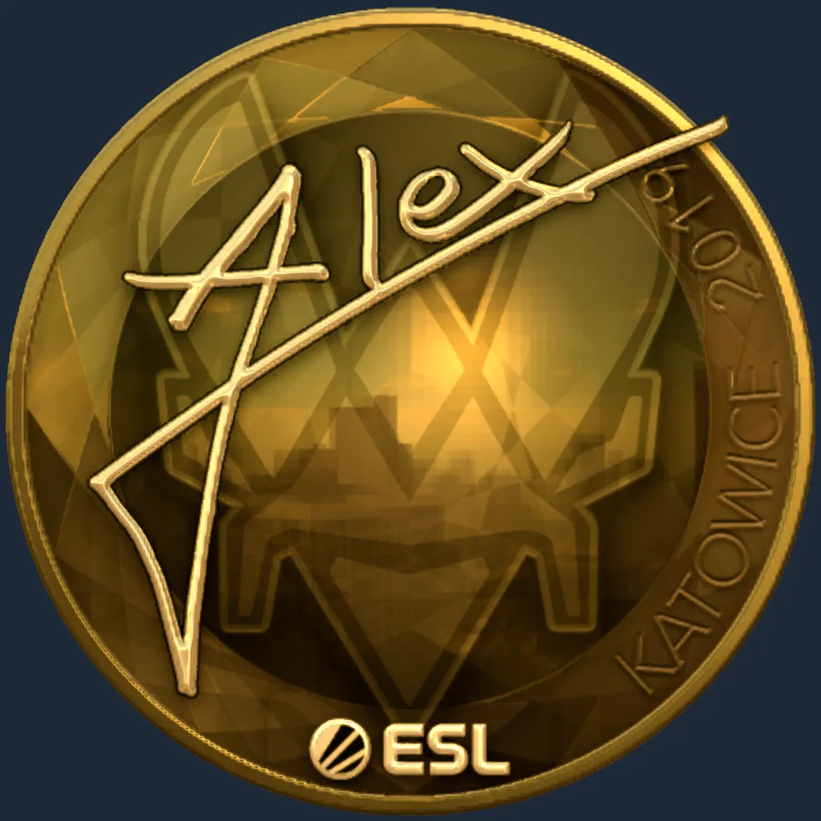 Sticker | ALEX (Gold) | Katowice 2019