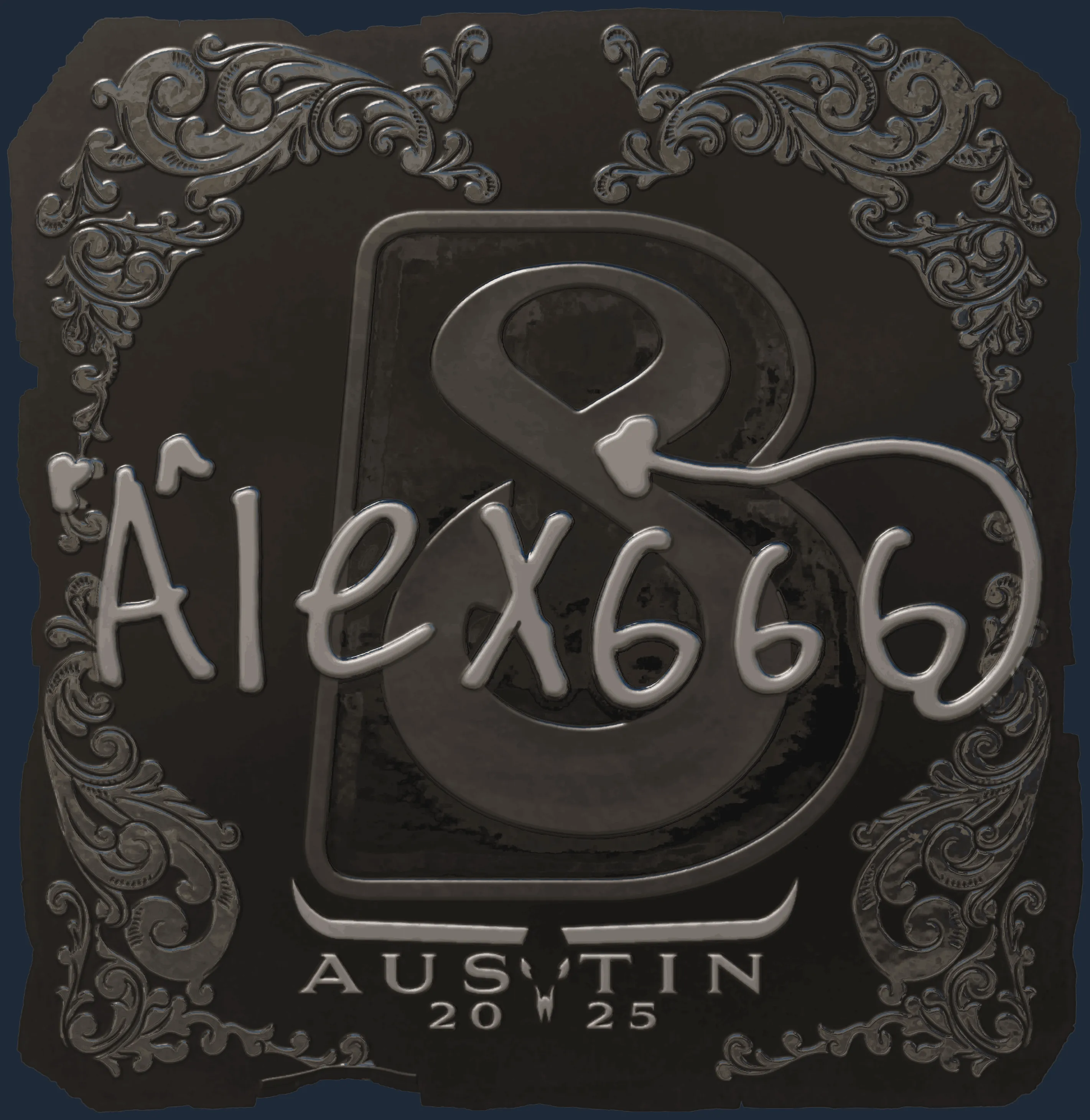 Sticker | alex666 (Foil) | Austin 2025