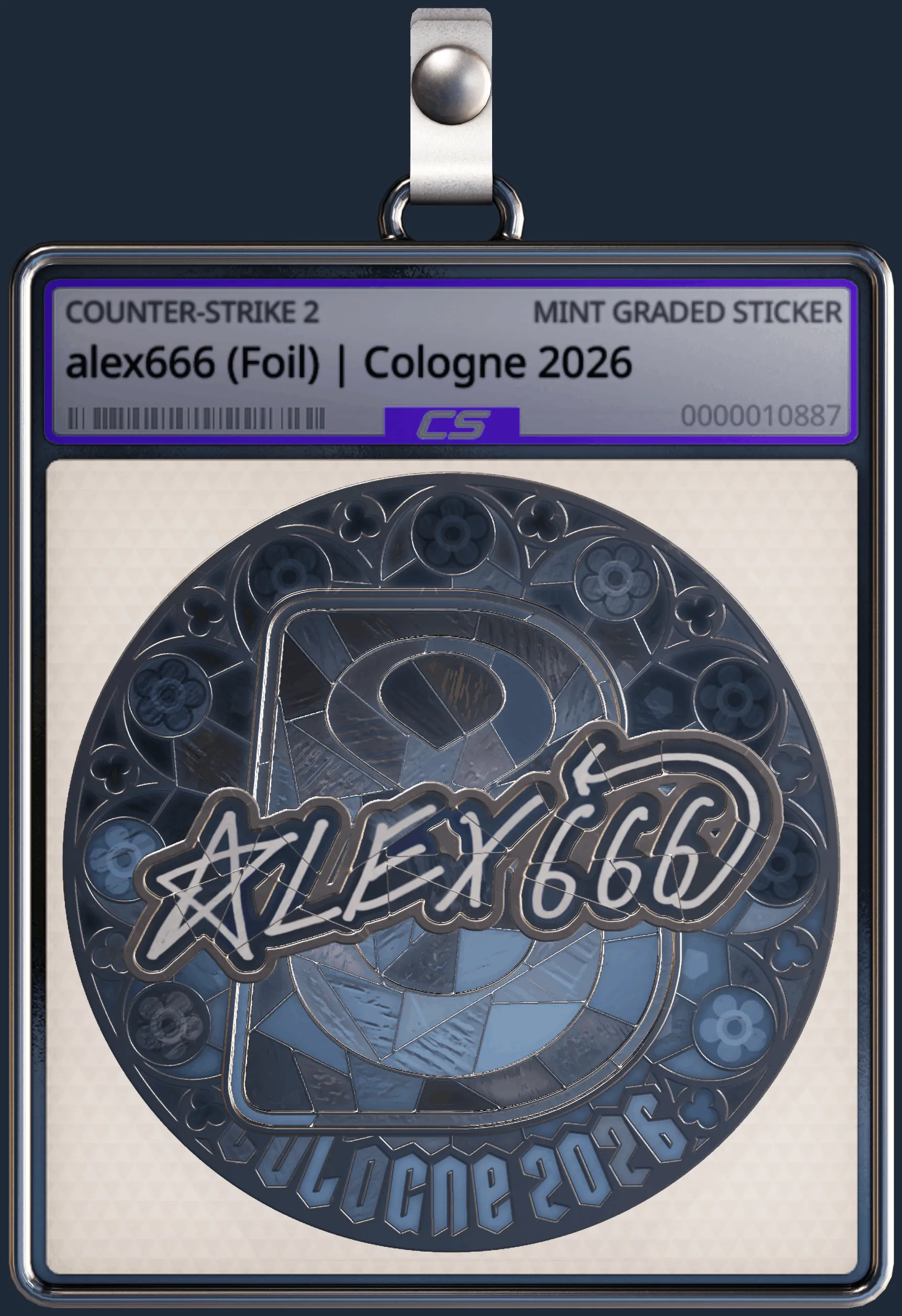Sticker | alex666 (Foil) | Cologne 2026
