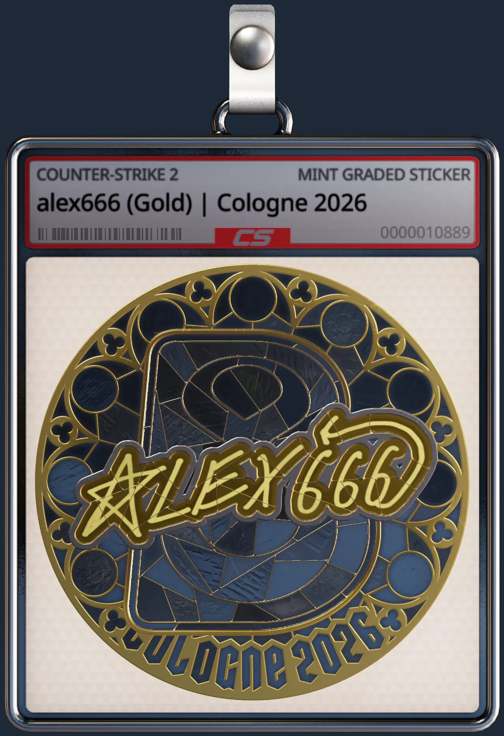 Sticker | alex666 (Gold) | Cologne 2026 Sticker | alex666 (Gold) | Cologne 2026