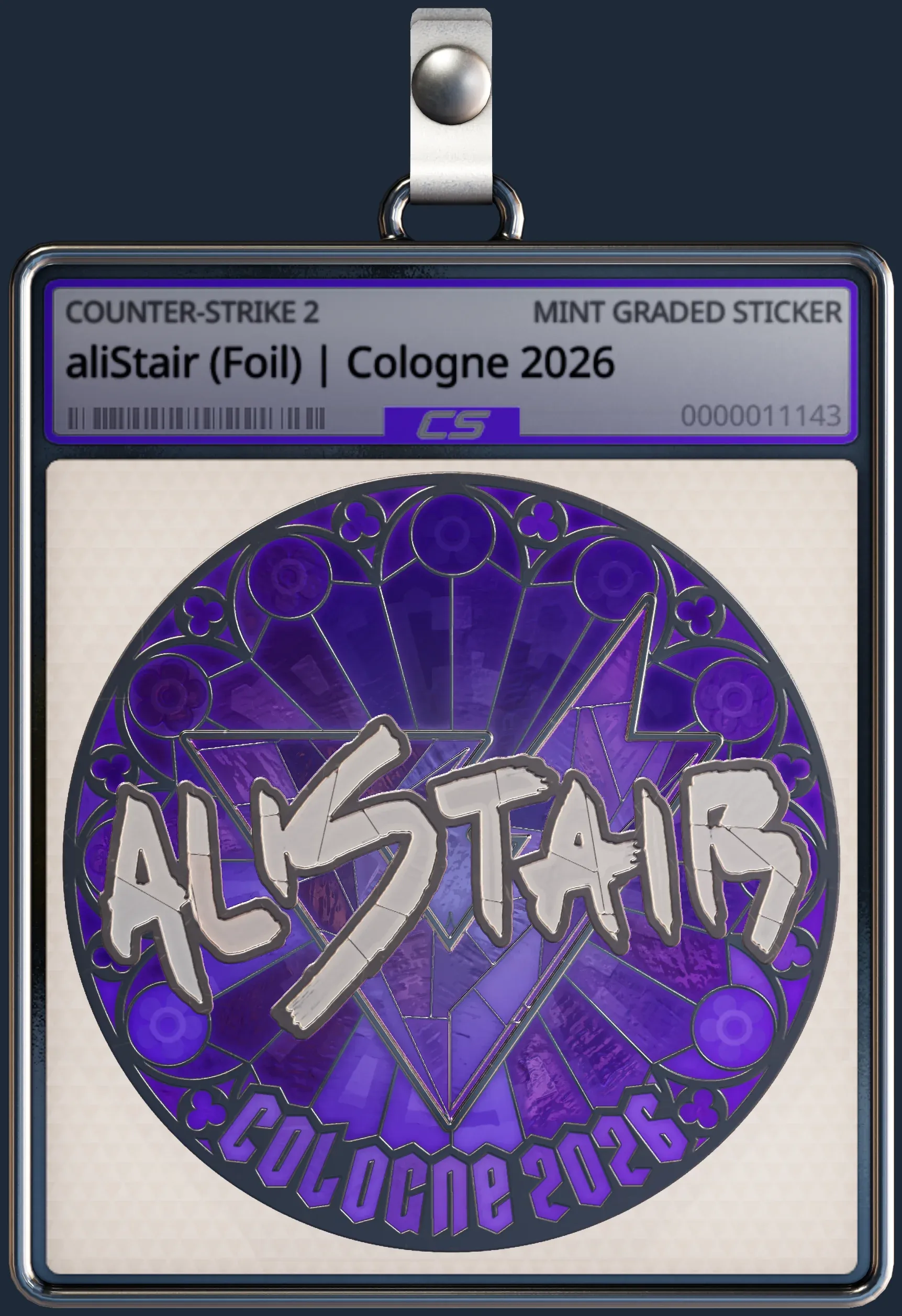 Sticker | aliStair (Foil) | Cologne 2026