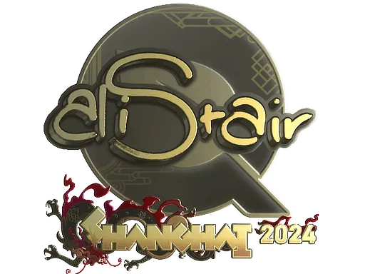 Sticker | aliStair (Gold) | Shanghai 2024