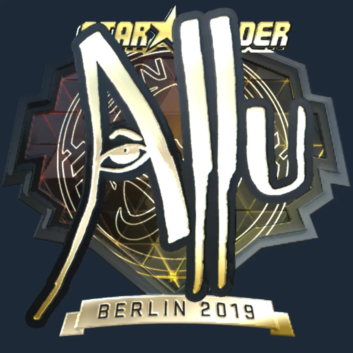 Sticker | allu (Gold) | Berlin 2019