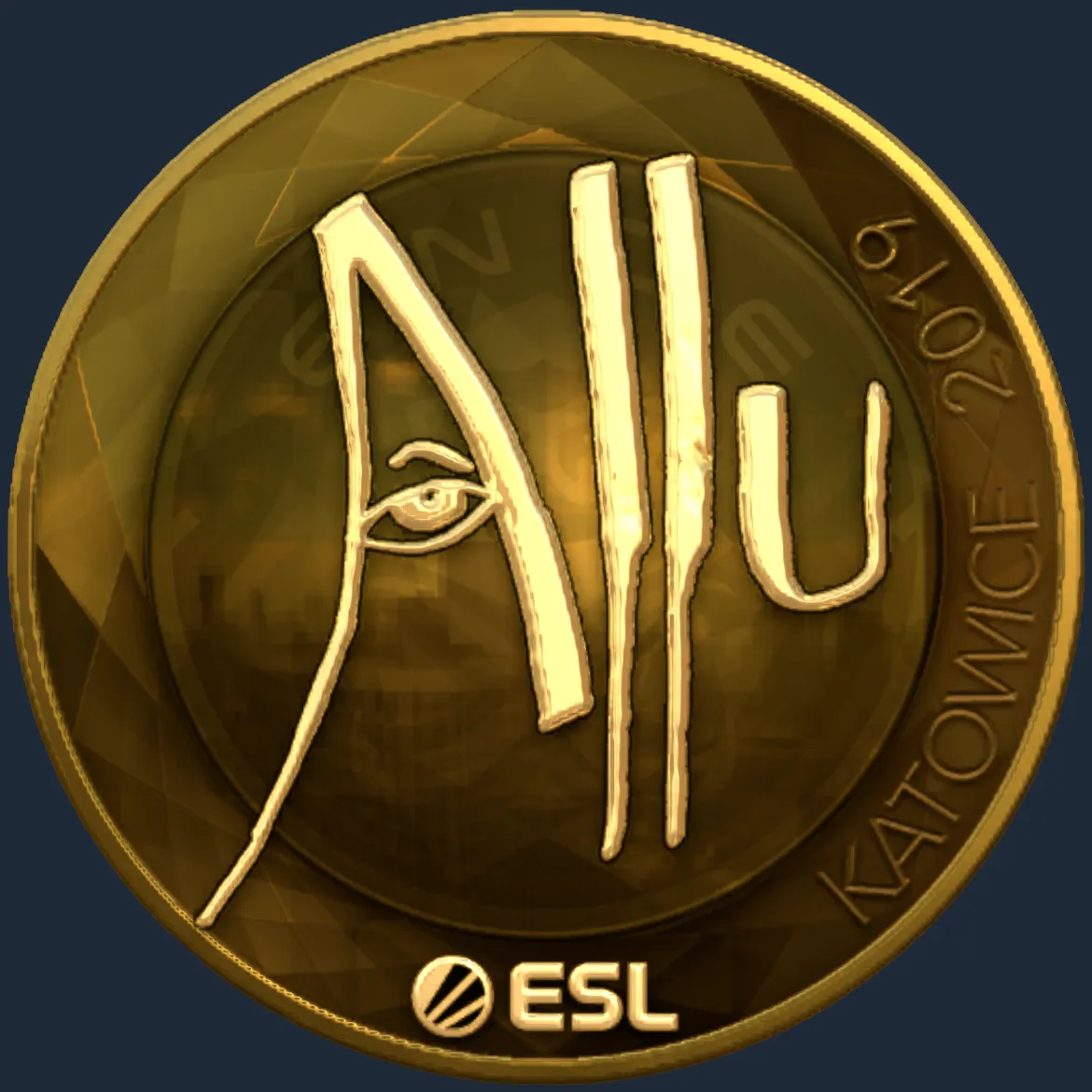 Sticker | allu (Gold) | Katowice 2019