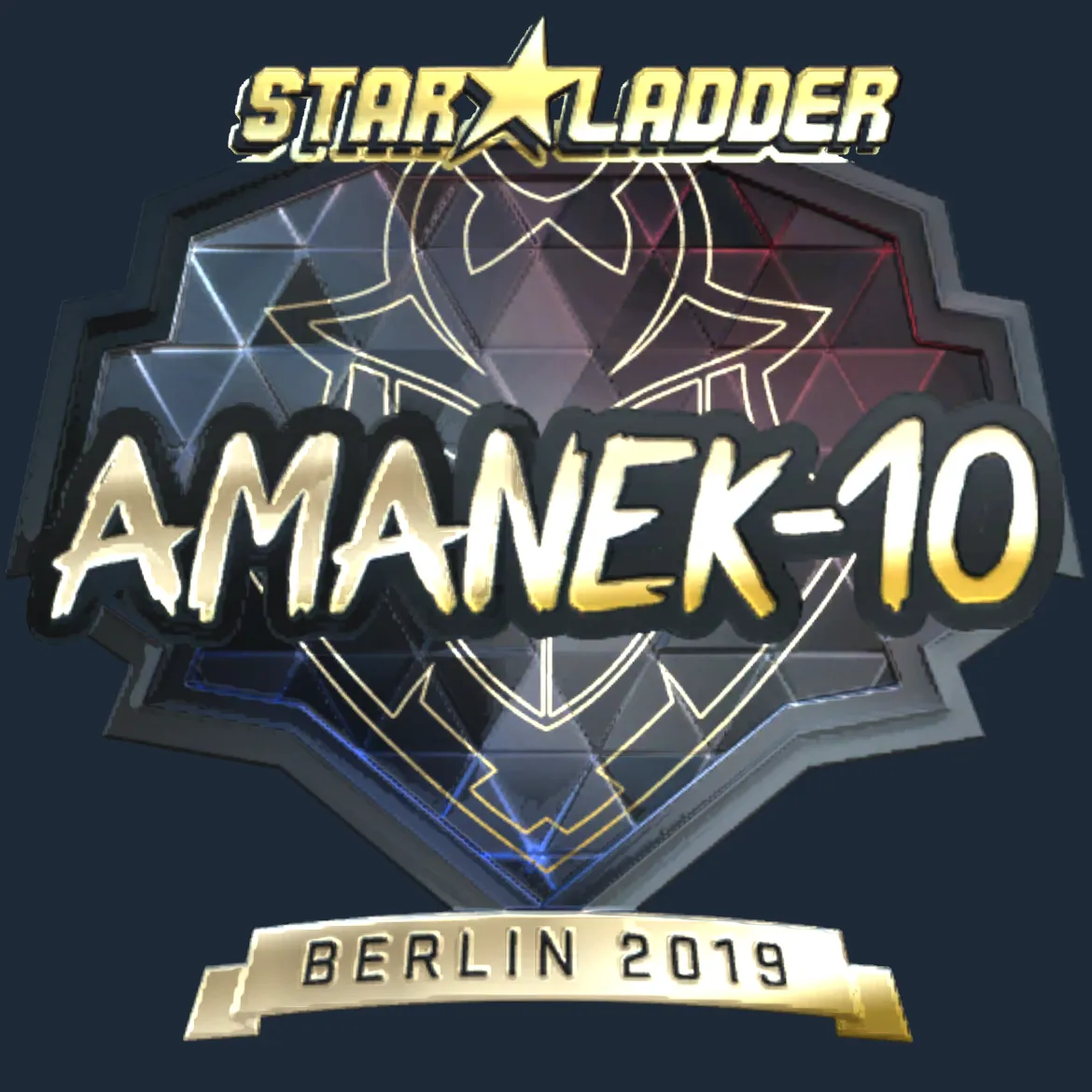Sticker | AmaNEk (Gold) | Berlin 2019