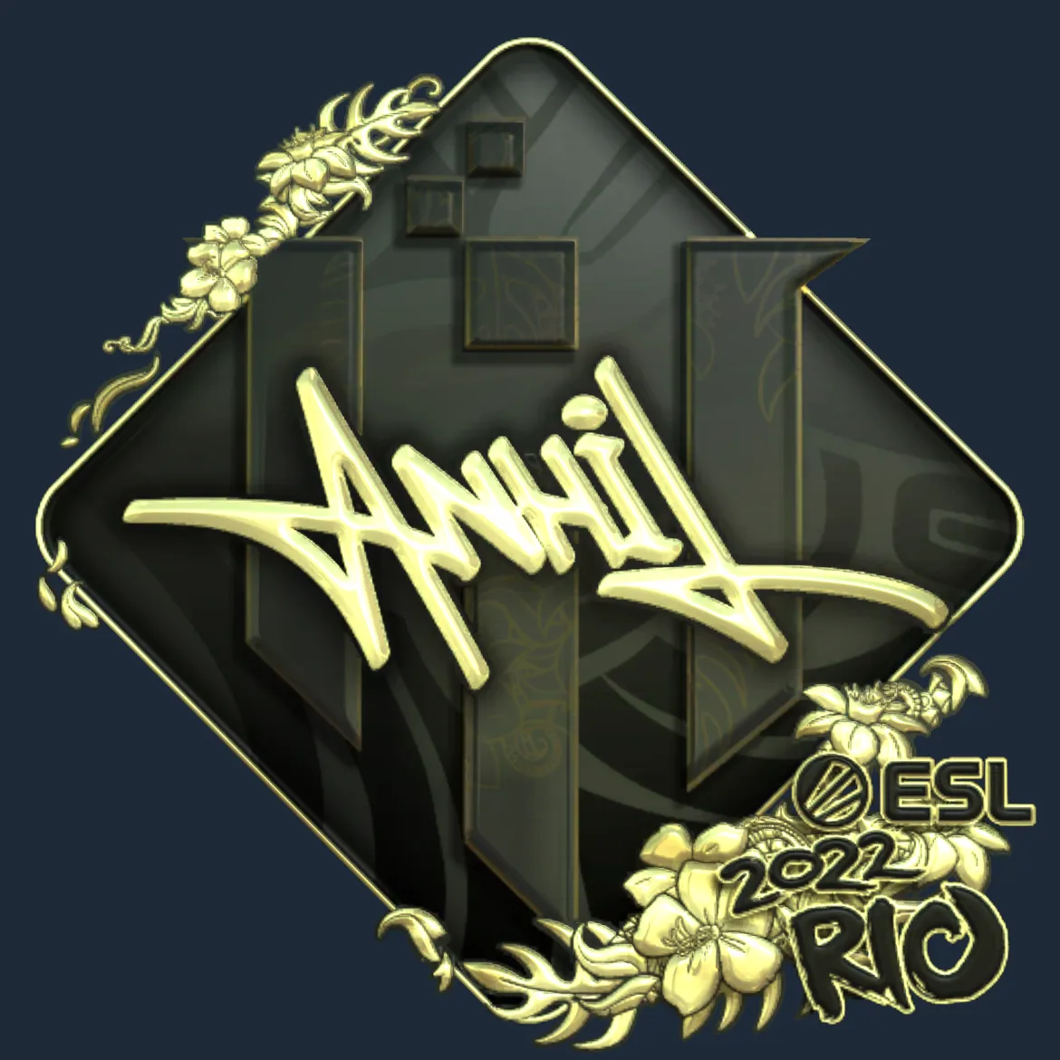 Sticker | ANNIHILATION (Gold) | Rio 2022