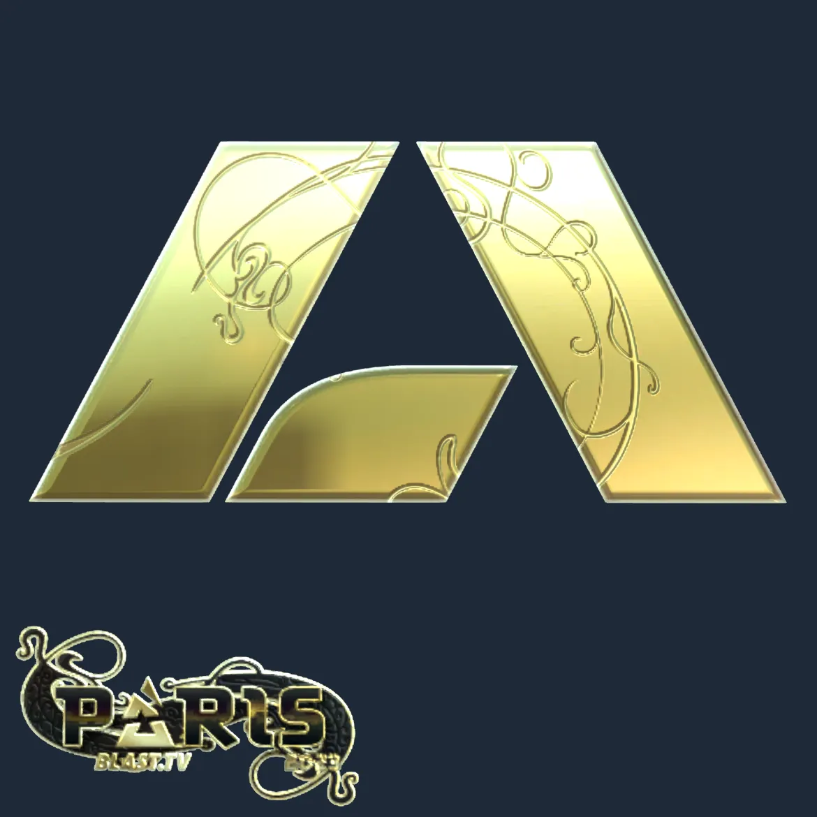 Sticker | Apeks (Gold) | Paris 2023