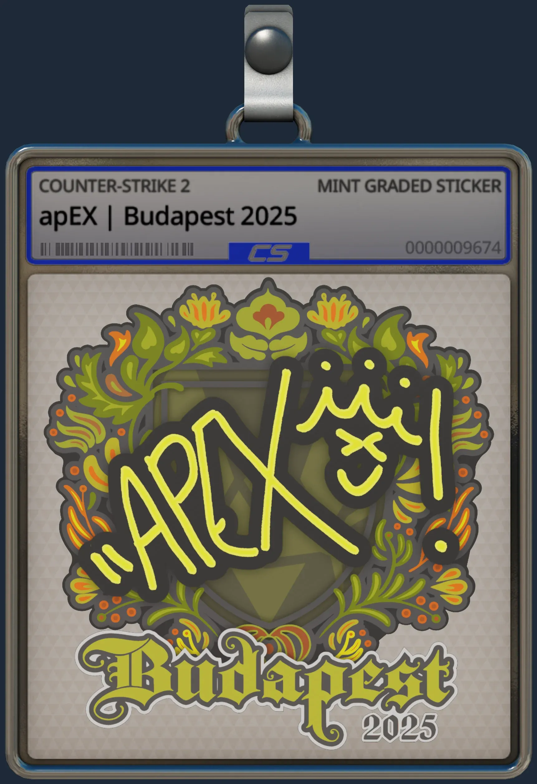 Sticker | apEX | Budapest 2025