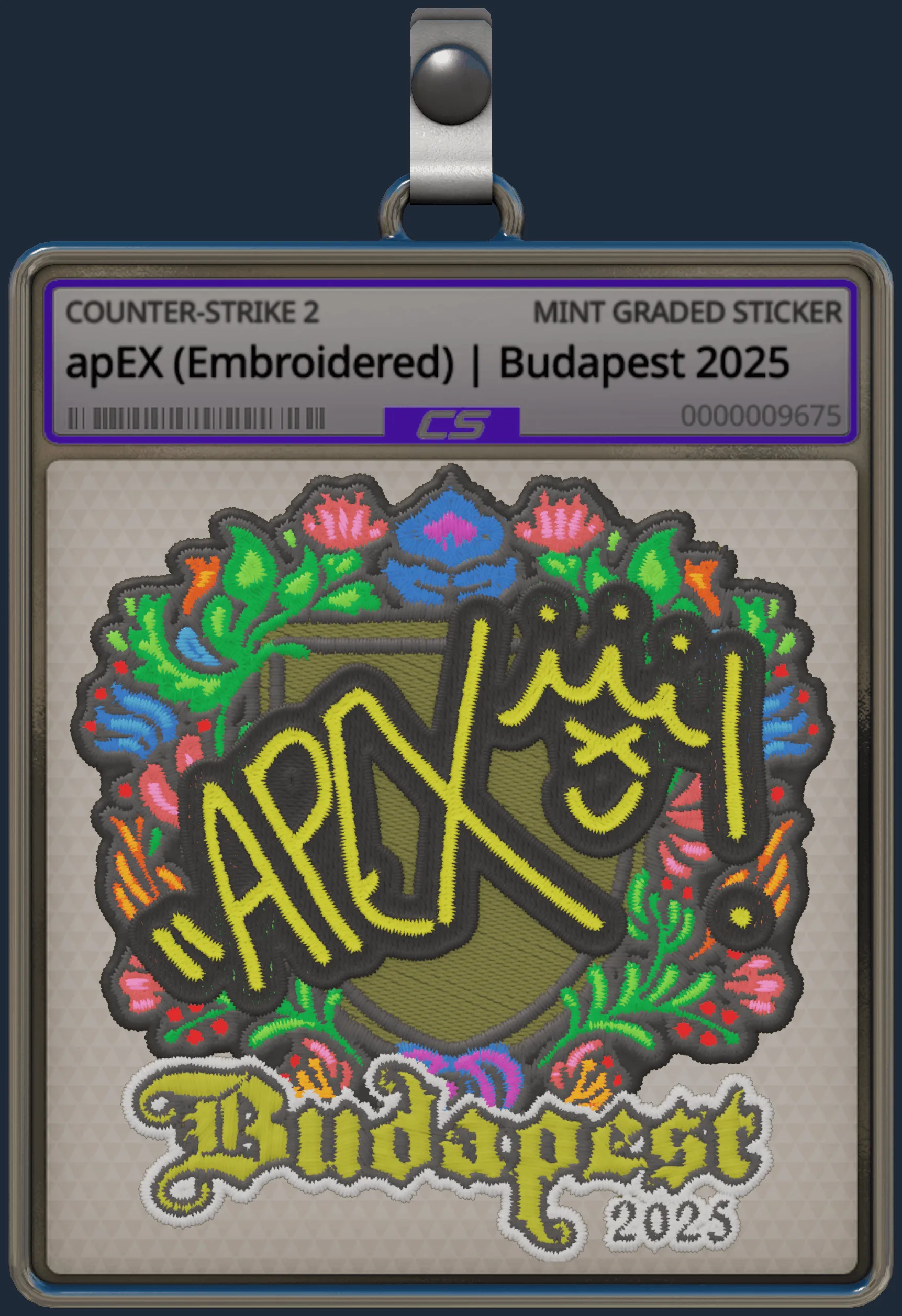 Sticker | apEX (Embroidered) | Budapest 2025