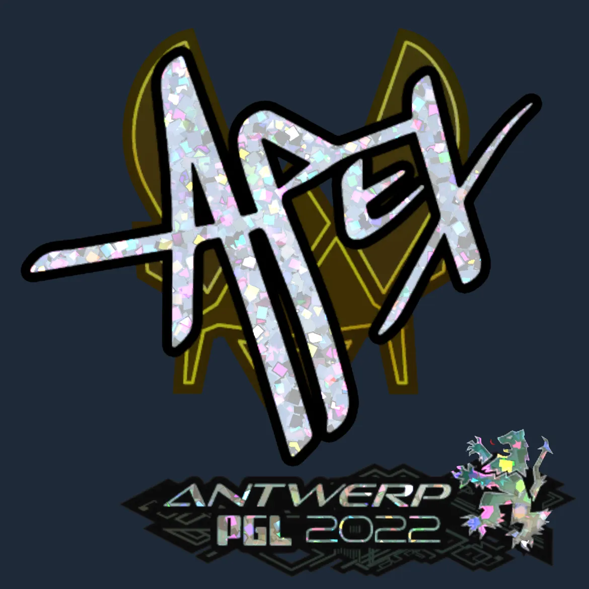 Sticker | apEX (Glitter) | Antwerp 2022