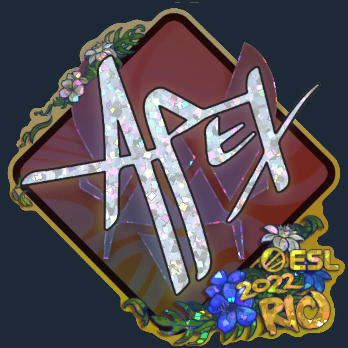 Sticker | apEX (Glitter) | Rio 2022
