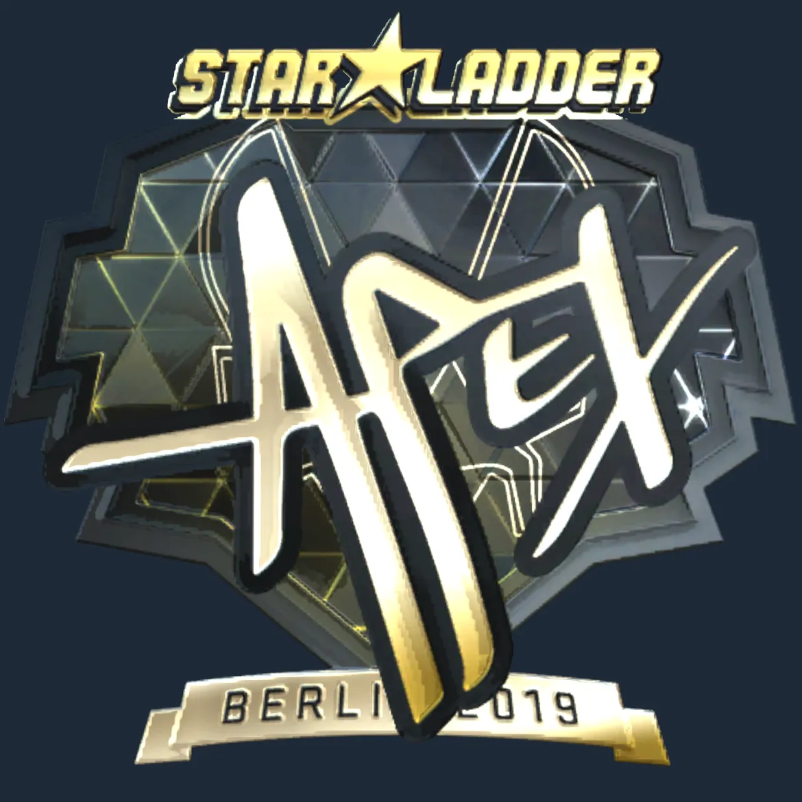 Sticker | apEX (Gold) | Berlin 2019