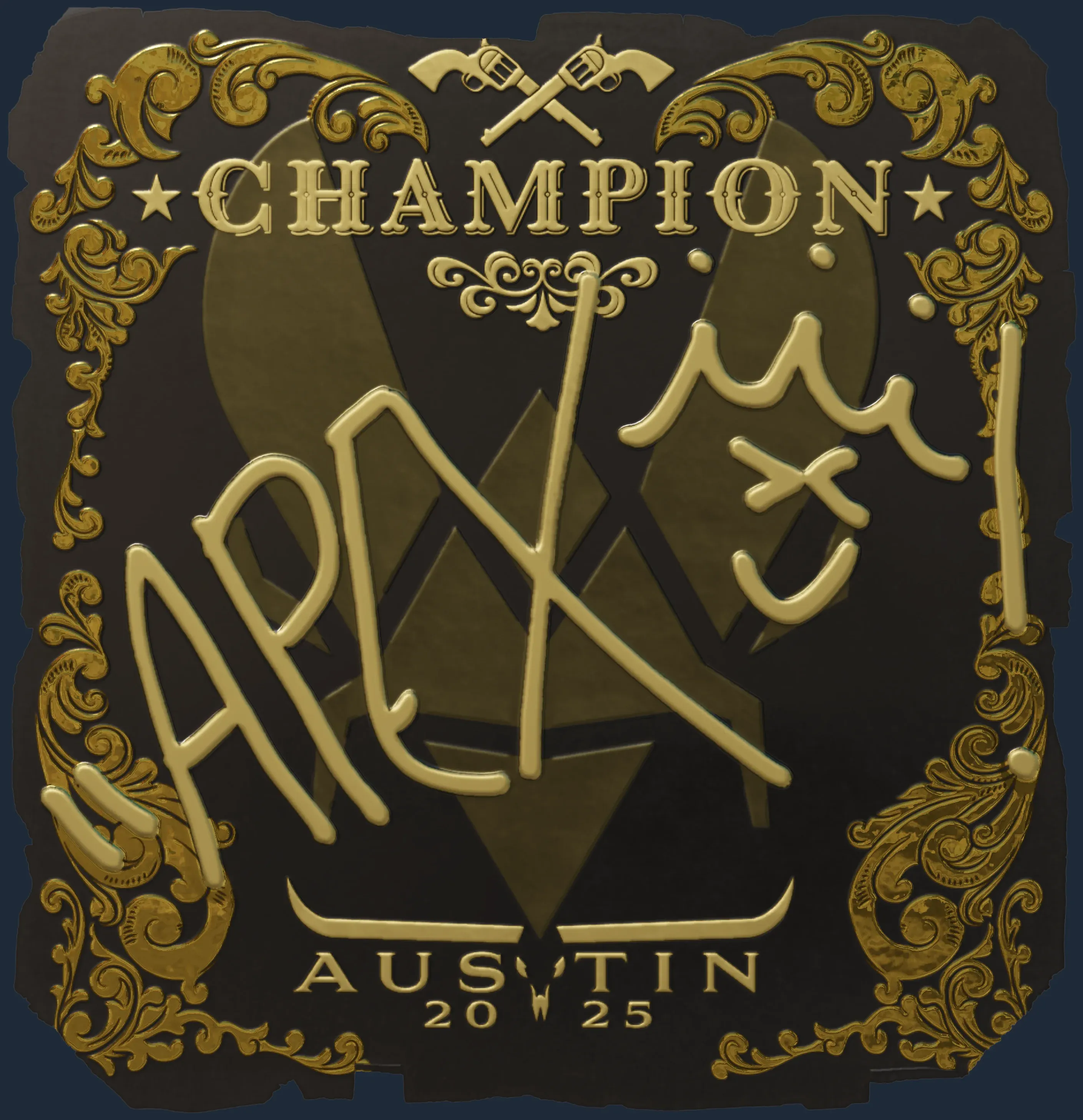 Sticker | apEX (Gold, Champion) | Austin 2025
