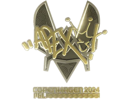 Sticker | apEX (Gold) | Copenhagen 2024