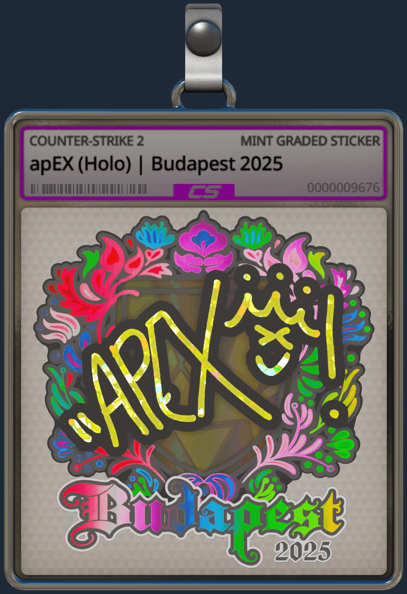 Sticker | apEX (Holo) | Budapest 2025