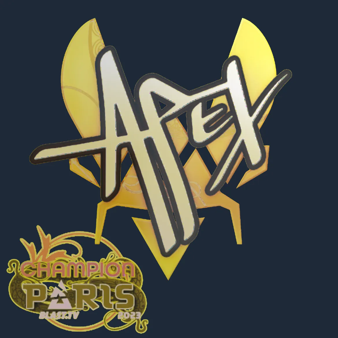 Sticker | apEX (Holo, Champion) | Paris 2023