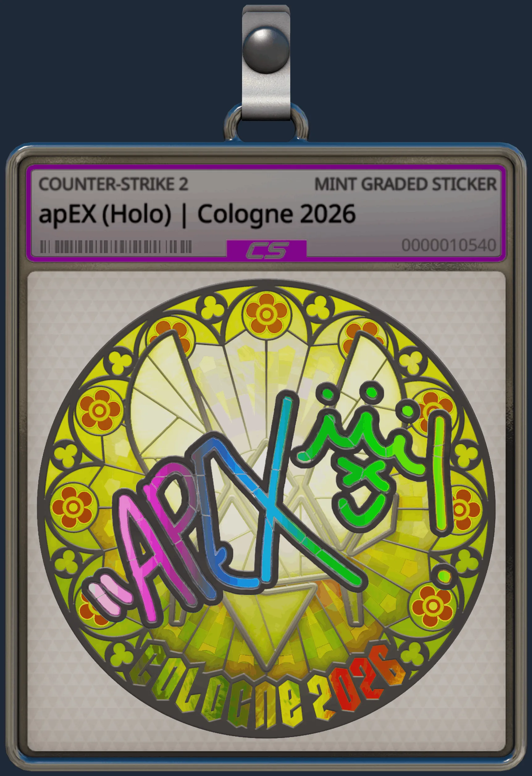 Sticker | apEX (Holo) | Cologne 2026