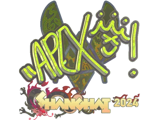 Sticker | apEX (Holo) | Shanghai 2024