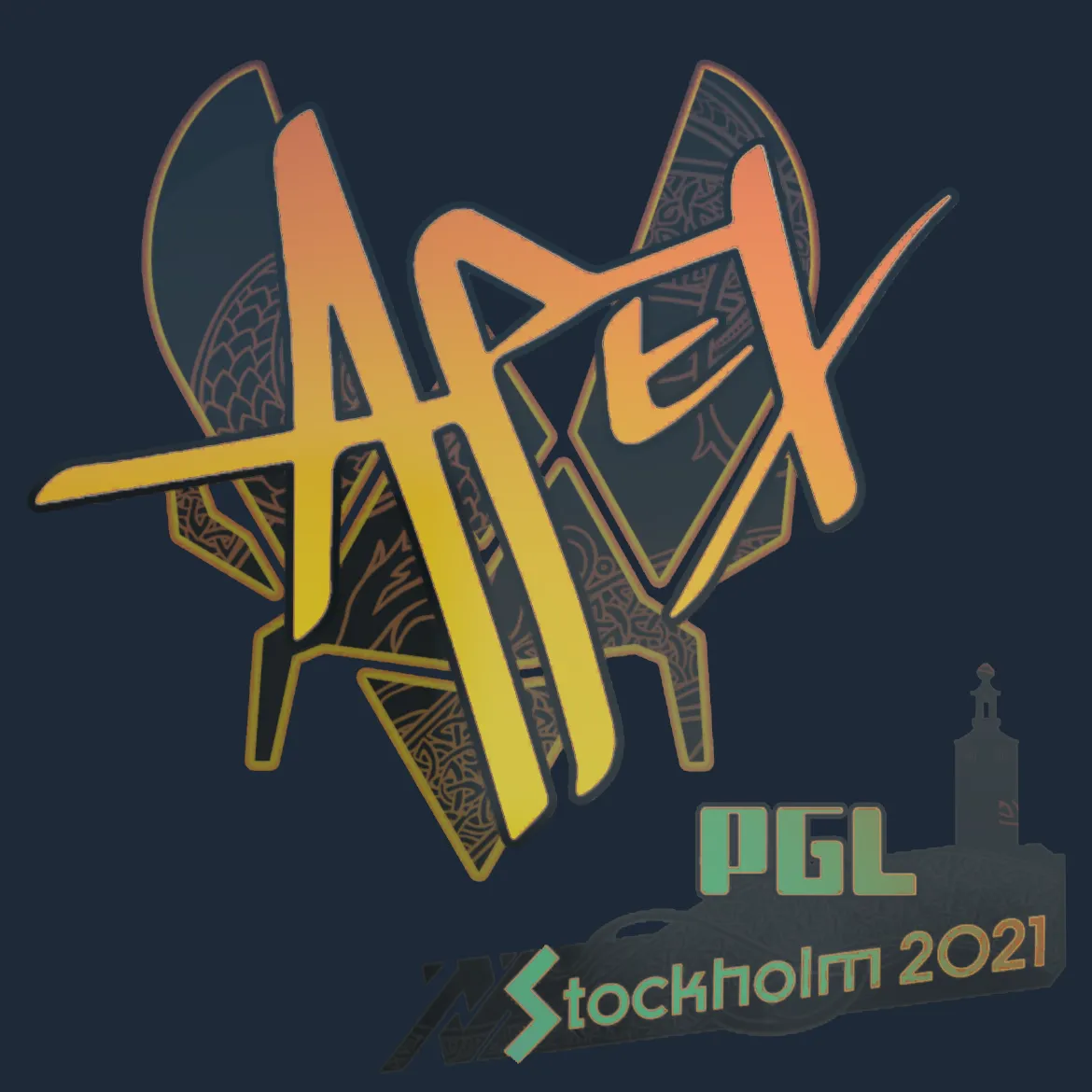 Sticker | apEX (Holo) | Stockholm 2021