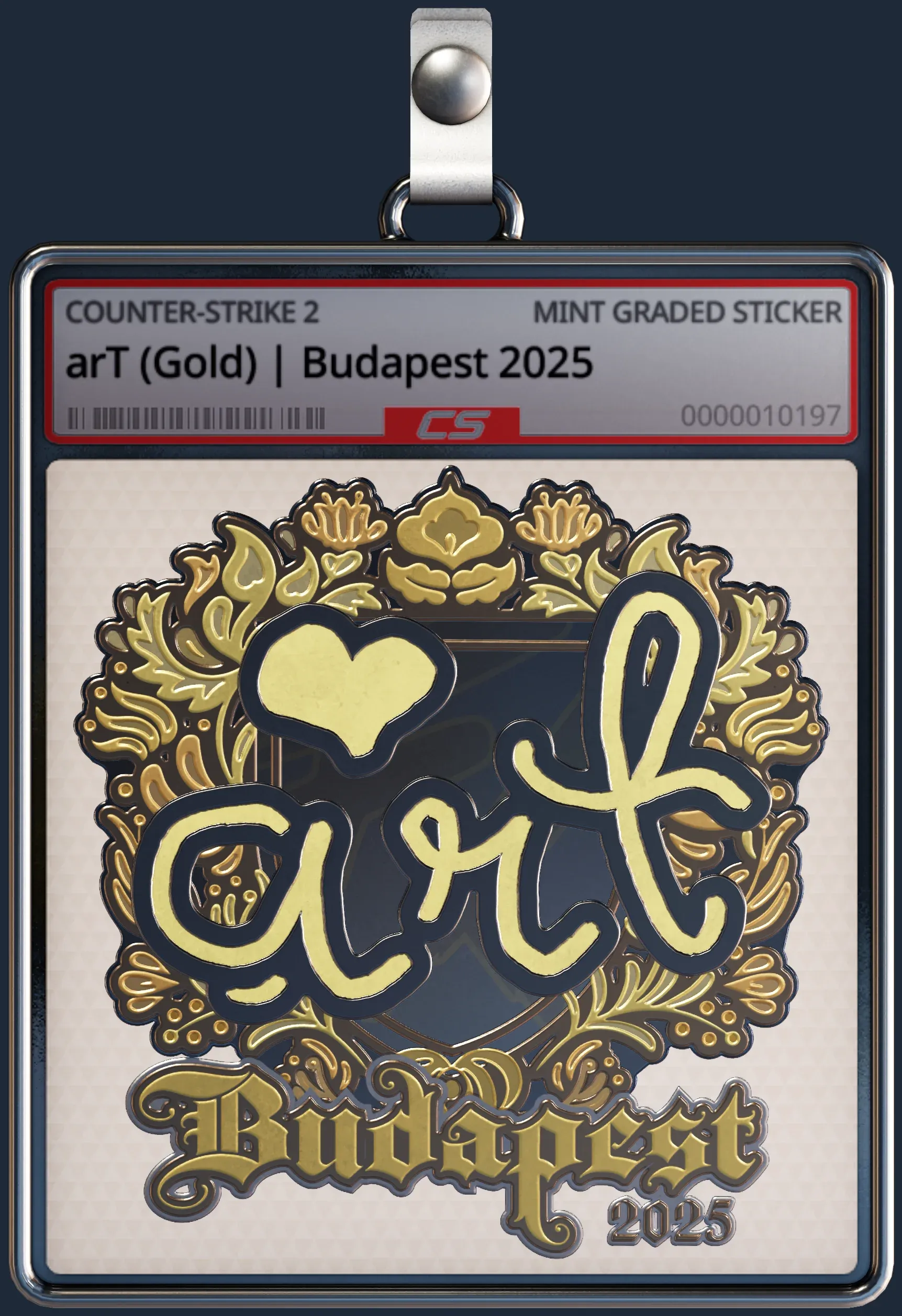 Sticker | arT (Gold) | Budapest 2025