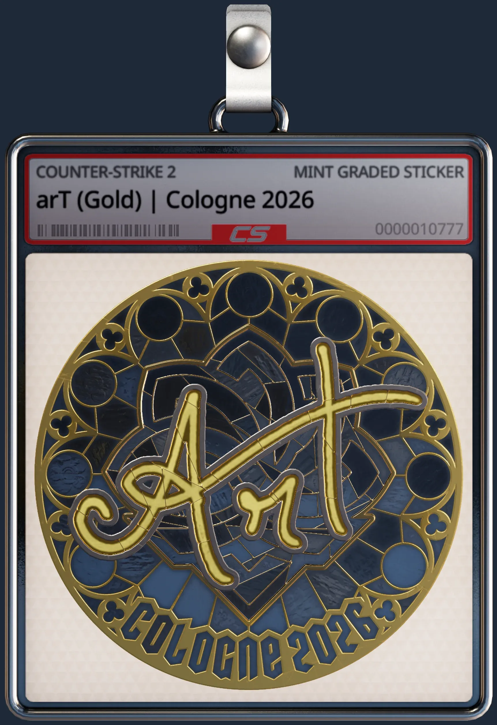 Sticker | arT (Gold) | Cologne 2026 Sticker | arT (Gold) | Cologne 2026