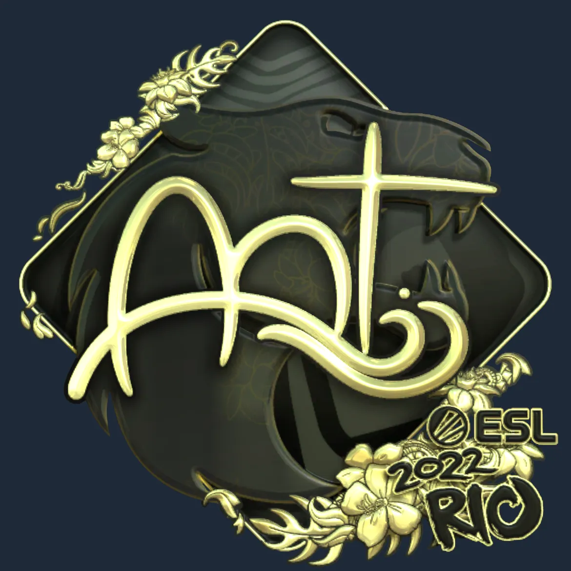 Sticker | arT (Gold) | Rio 2022