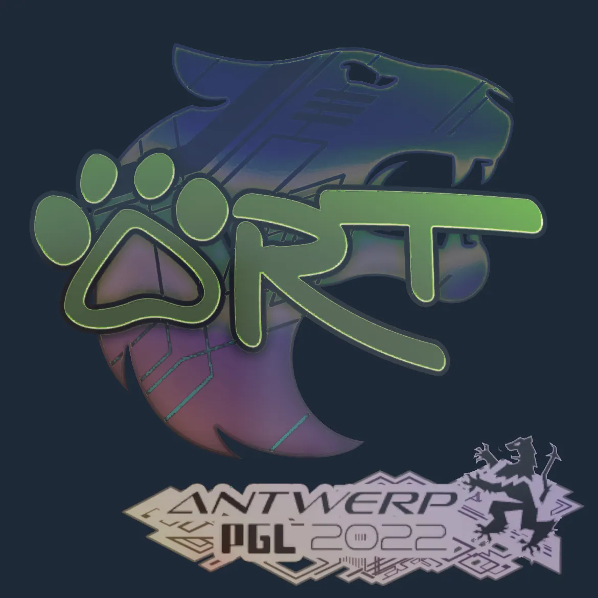 Sticker | arT (Holo) | Antwerp 2022