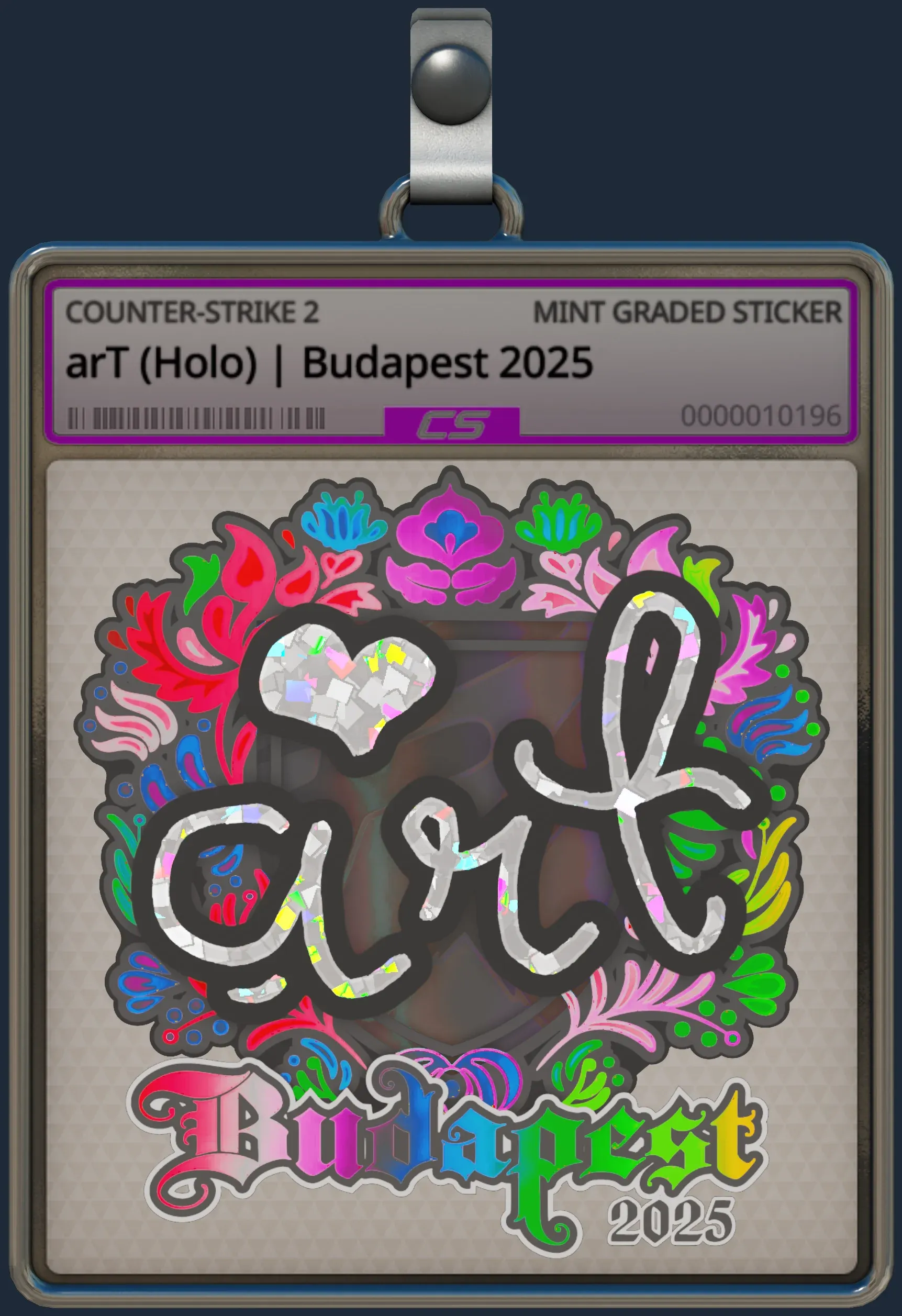 Sticker | arT (Holo) | Budapest 2025