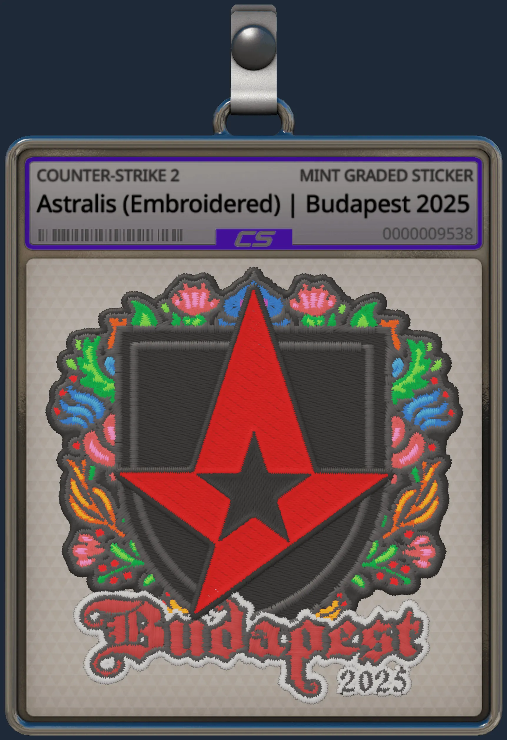 Sticker | Astralis (Embroidered) | Budapest 2025