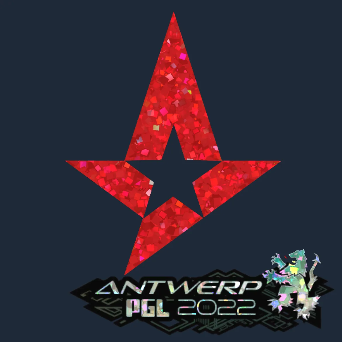 Sticker | Astralis (Glitter) | Antwerp 2022