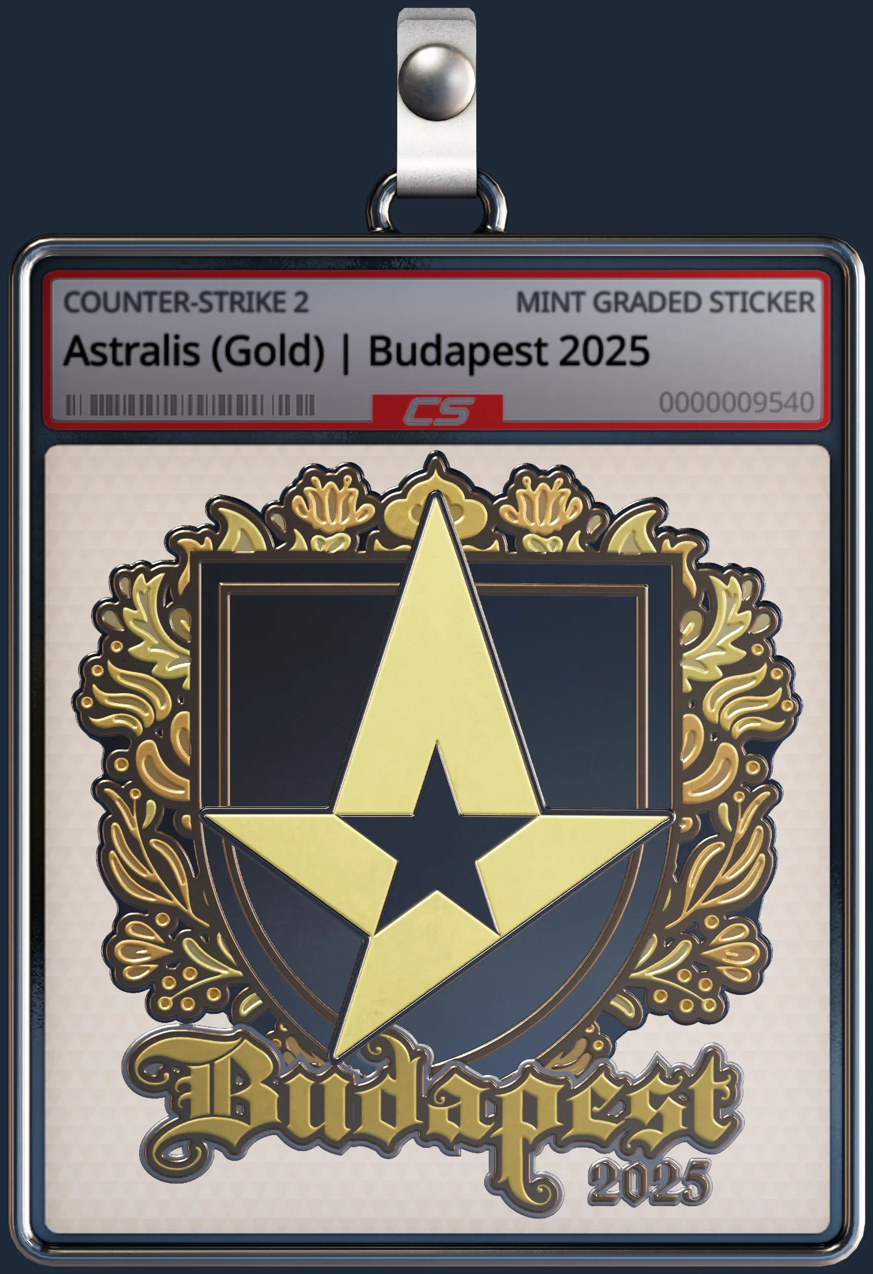 Sticker | Astralis (Gold) | Budapest 2025