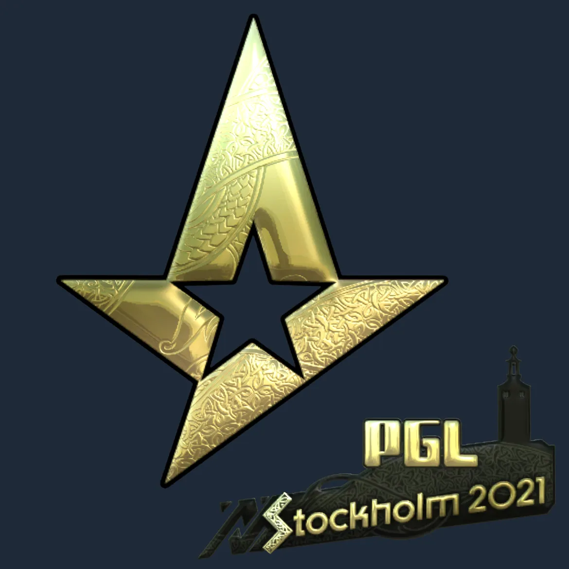 Sticker | Astralis (Gold) | Stockholm 2021