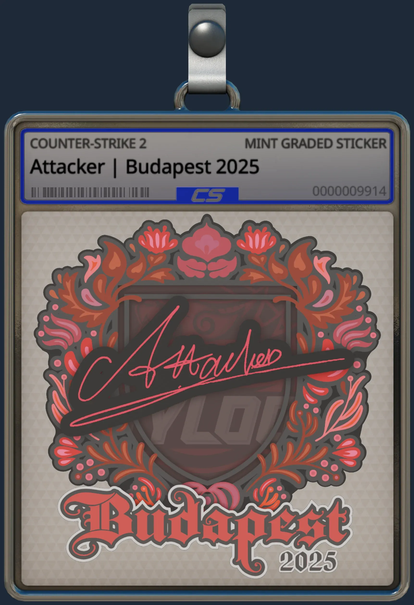 Sticker | Attacker | Budapest 2025
