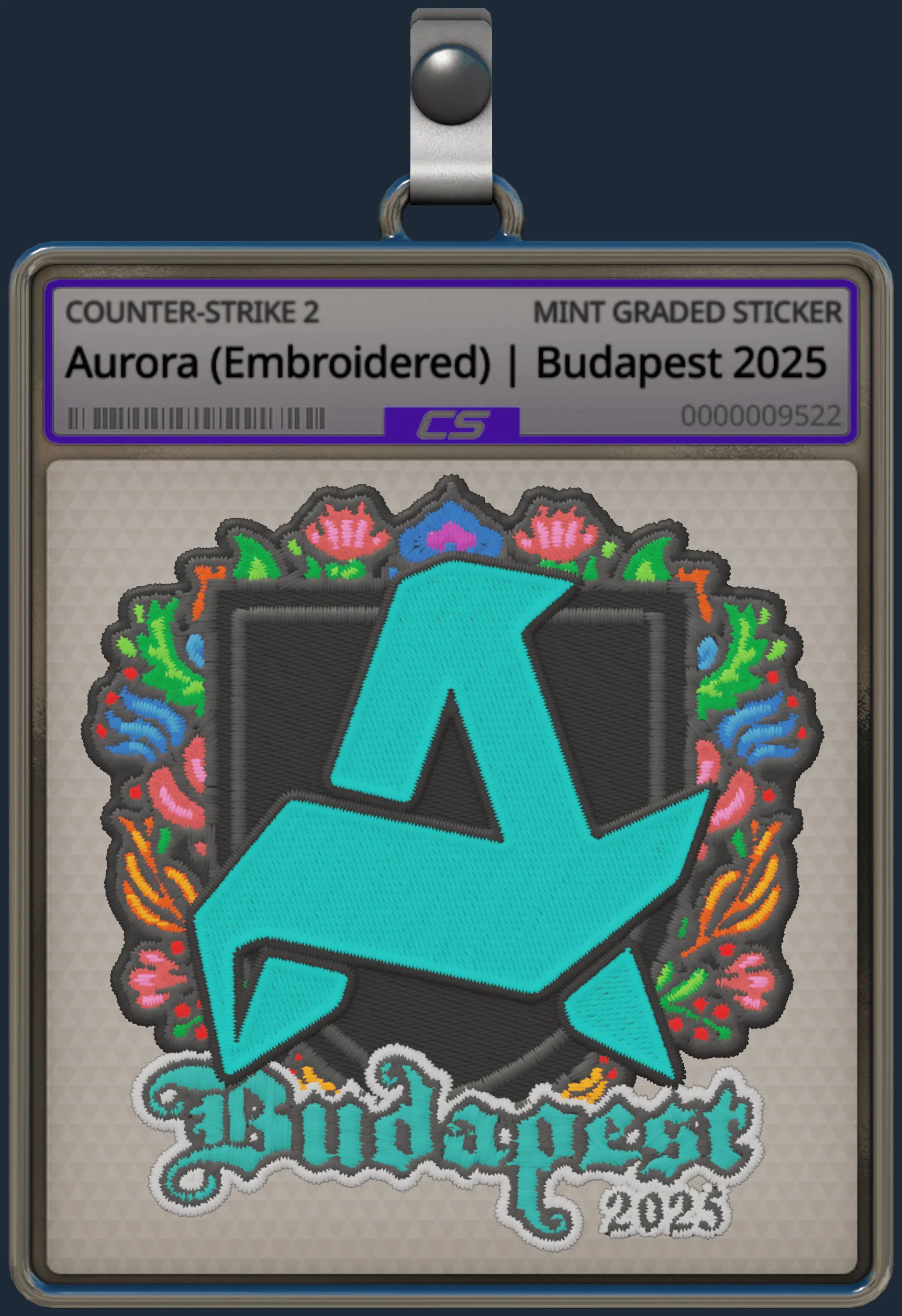 Sticker | Aurora (Embroidered) | Budapest 2025