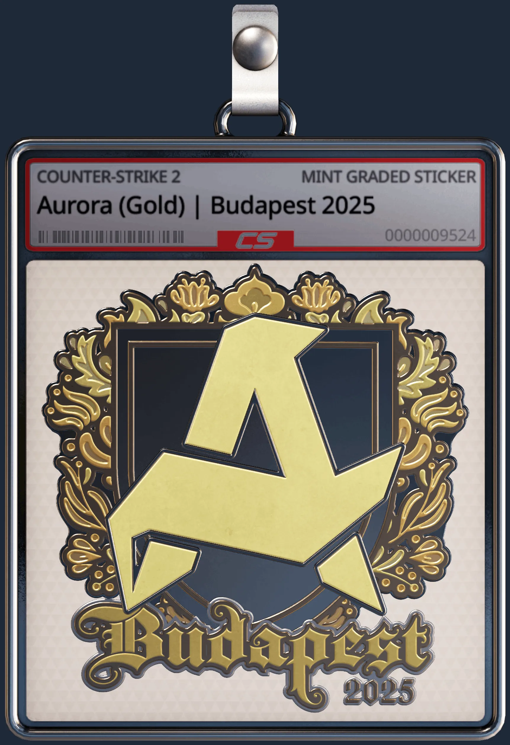 Sticker | Aurora (Gold) | Budapest 2025