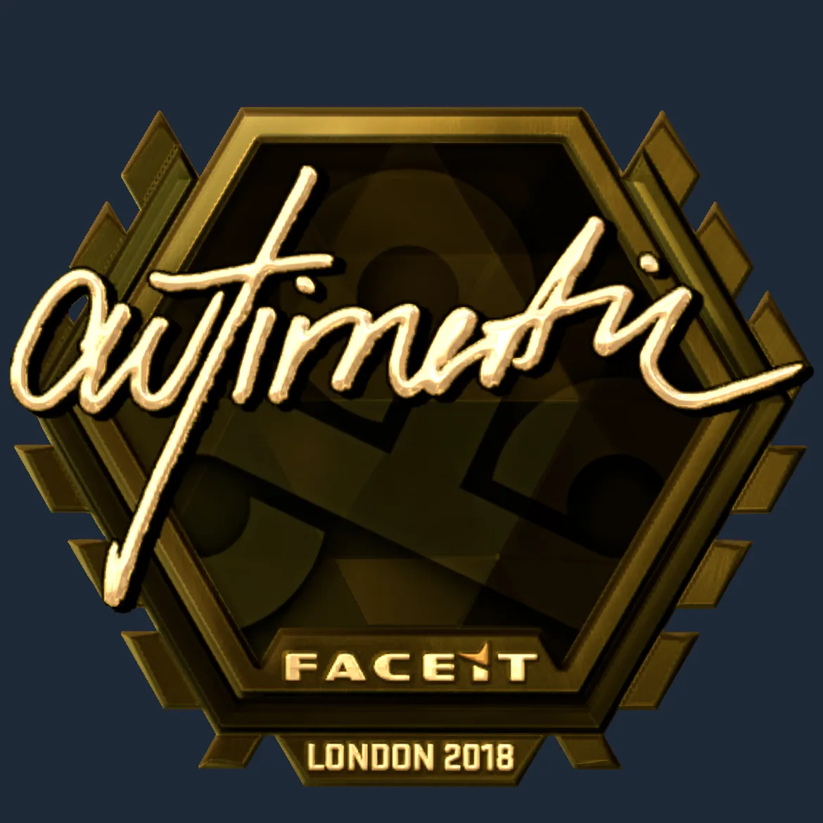Sticker | autimatic (Gold) | London 2018