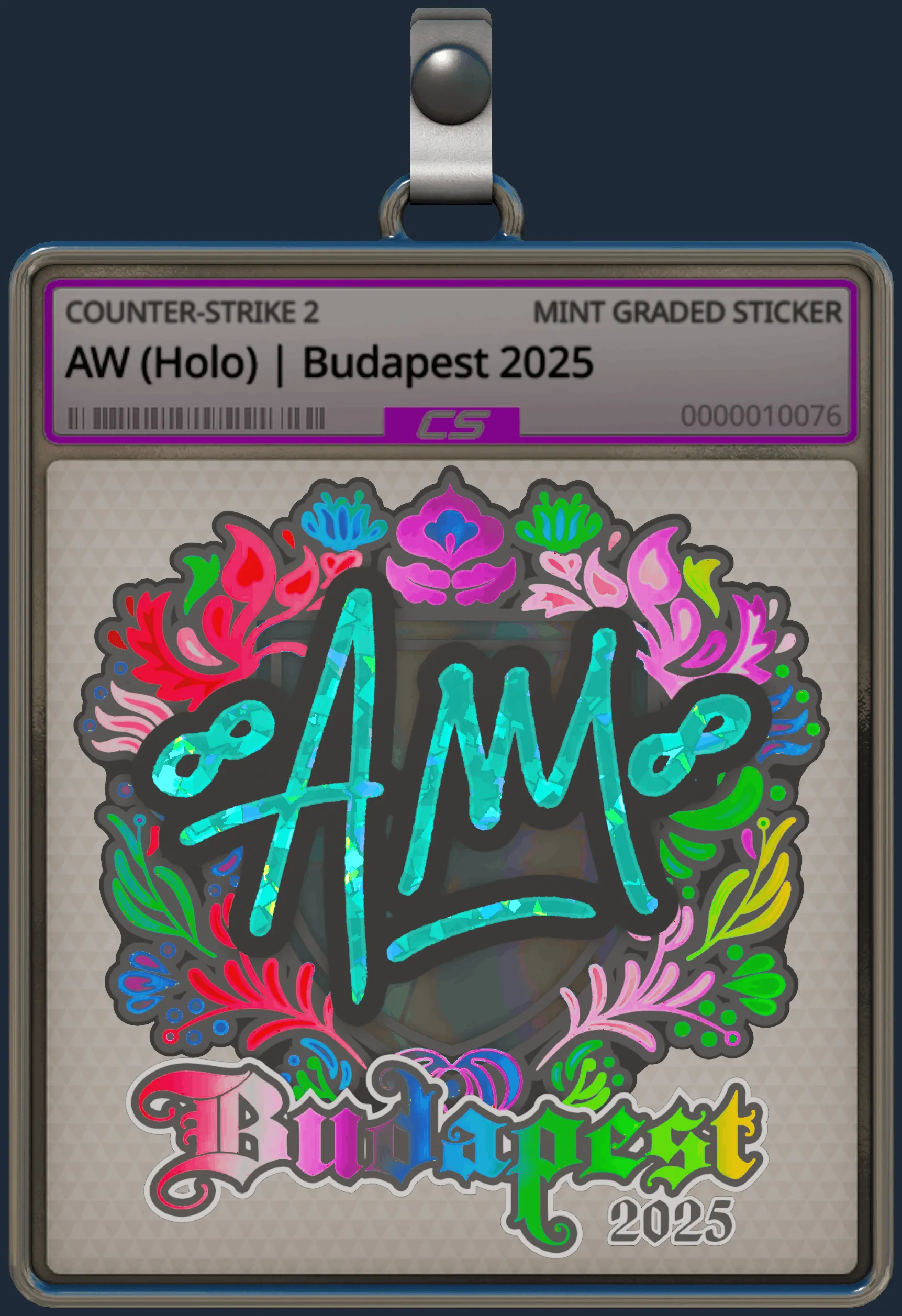 Sticker | AW (Holo) | Budapest 2025