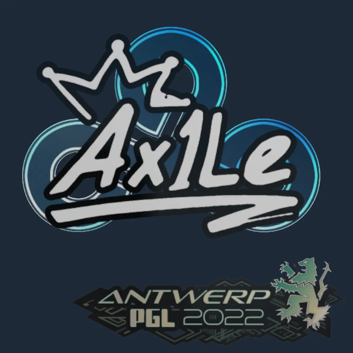 Sticker | Ax1Le | Antwerp 2022