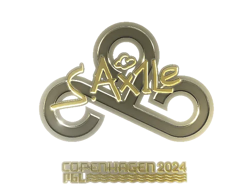 Sticker | Ax1Le (Gold) | Copenhagen 2024