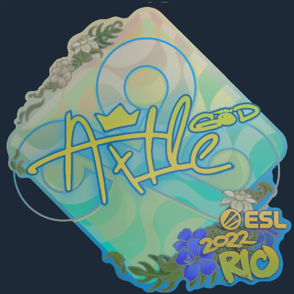 Sticker | Ax1Le (Holo) | Rio 2022