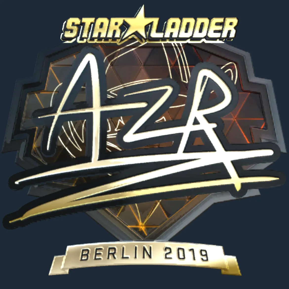 Sticker | AZR (Gold) | Berlin 2019