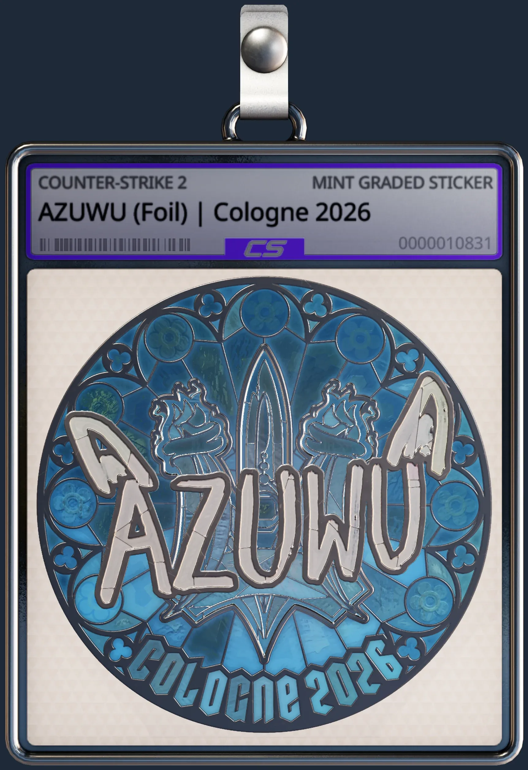 Sticker | AZUWU (Foil) | Cologne 2026