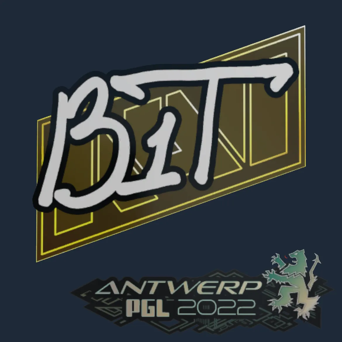 Sticker | b1t | Antwerp 2022