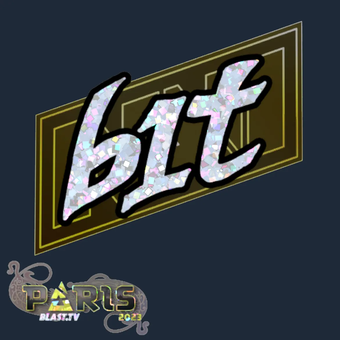 Sticker | b1t (Glitter) | Paris 2023