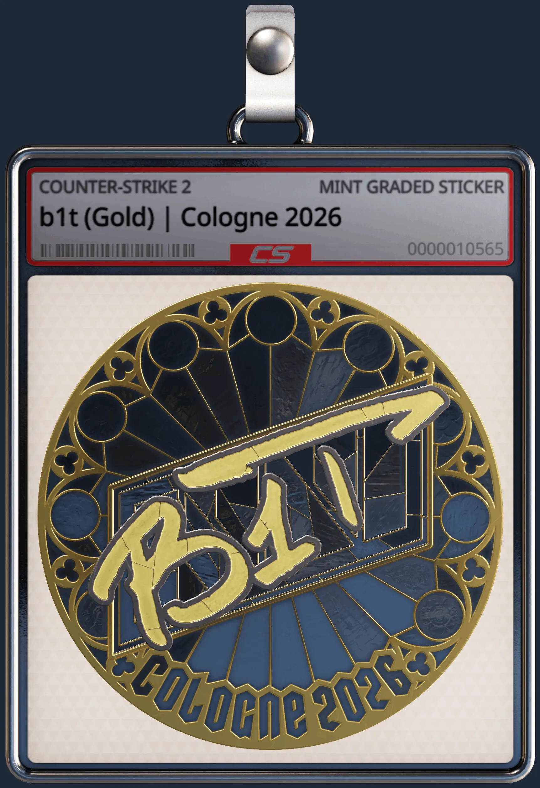 Sticker | b1t (Gold) | Cologne 2026
