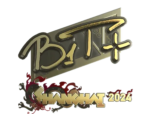 Sticker | b1t (Gold) | Shanghai 2024
