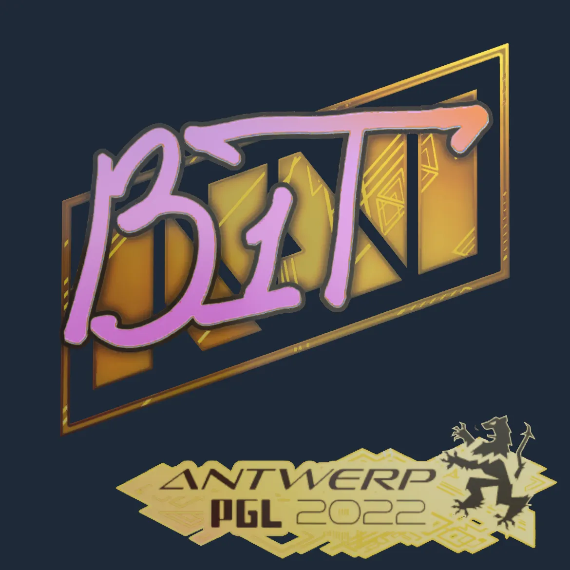 Sticker | b1t (Holo) | Antwerp 2022